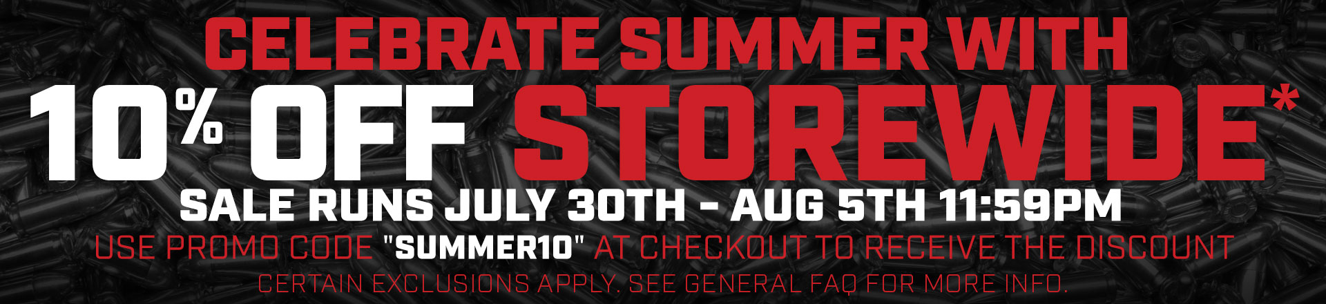 Celebrate Summer with a 10% off sale