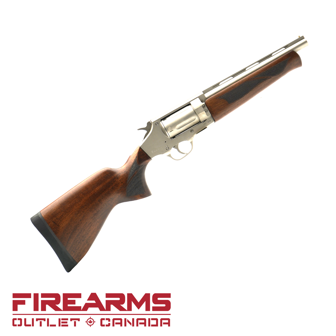Sulun Arms SR-410 Compact Revolver Shotgun, Nickel - .410GA, 2-3/4