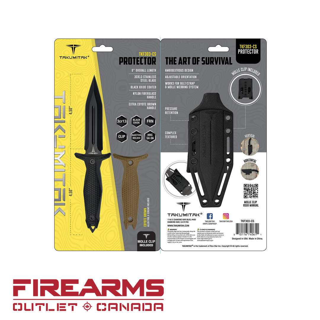防具 Take Takumitak Protector (Clamshell) [TKF303-CS] - Firearms Outlet Canada