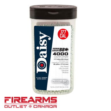 【daisy】 Daisy Precision Max 0.177 Caliber 2,400 Count BB Zinc Plated