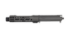 Mil Spec Grid Defense 7.5" 5.56 NATO Upper Receiver with 9" Handguard and Dimpled Flash Can in Tungsten Gray Cerakote