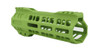 7" Free Floating Rail by Grid Defense - Zombie Green