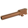 Fortis Fluted Match Grade Glock 19/19X Barrel - Copper Nitride