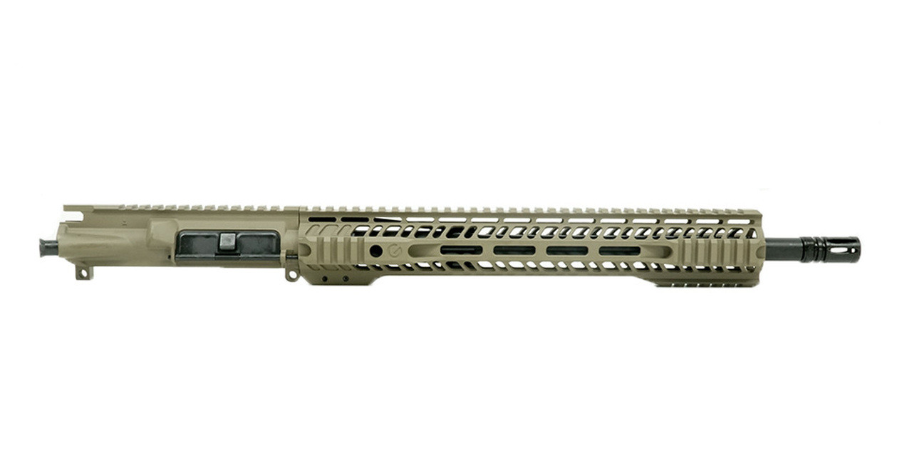 Grid Defense 16" 5.56 Quad Rail Upper Receiver FDE