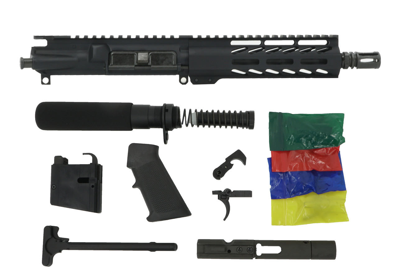 ALWAYS ARMED 7.5" 9MM PISTOL KIT BLACK ANODIZED