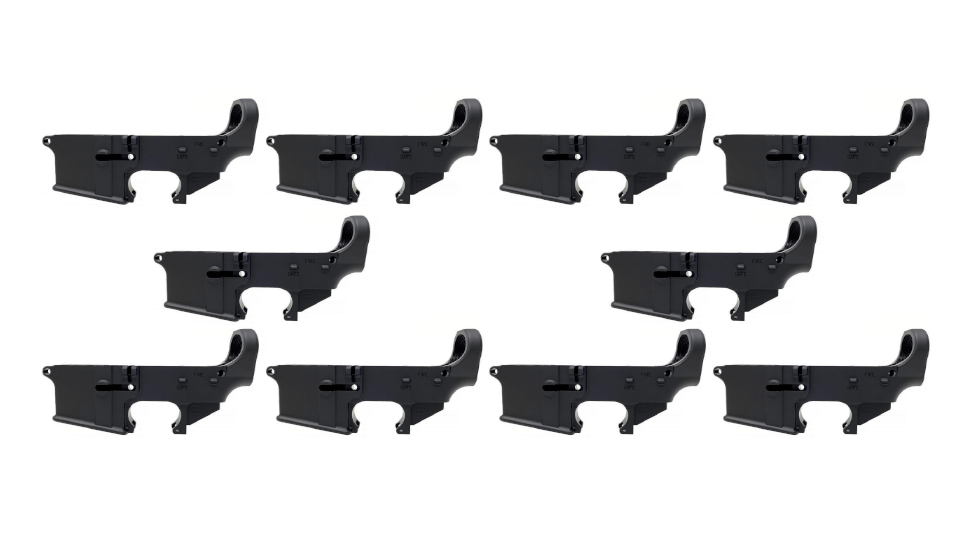 Grid Defense AR-15 80% Lower Receiver With Fire/Safe Engravings