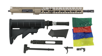 16" 5.56mm with 14" M-Lok Rifle Kit - FDE