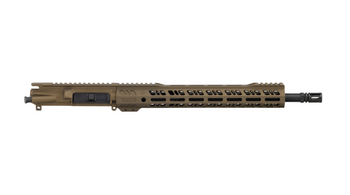 Burnt Bronze 16" 5.56 AR15 Grid Defense Upper Receiver