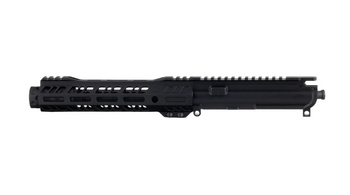 Milspec AR-15 Grid Defense 7.5" 5.56 Flash Can Upper Receiver - Black Anodized