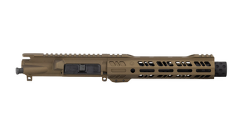 Grid Defense AR15 7.5" .300 Blackout Flash Can Upper Receiver in Burnt Bronze