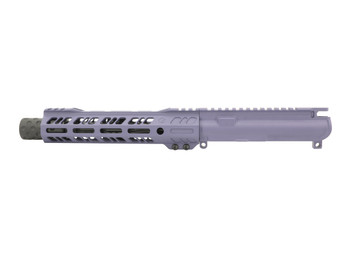 Grid Defense 7.5" .300 Blackout Flash Can Upper Receiver in Purple cerakote