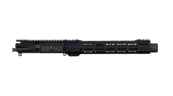 AR15 Pistol Upper Receiver with M-LOK Rail and Dimpled Flash Can