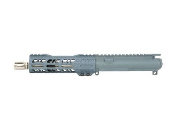 Blue Titanium AR15 Mil Spec Upper Receiver with 7.5" 1:8 Twist Barrel
