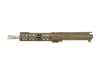 Milspec 10.5" 300 AAC Pistol Upper Receiver Finished in Burnt Bronze Cerakote