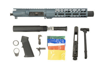 Ghost Firearms Blue Titanium 7.5" Flash Can Pistol Build Kit