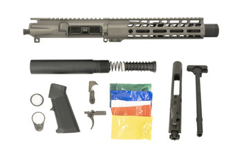 Tungsten Gray AR15 Pistol Build Kit by Ghost Firearms