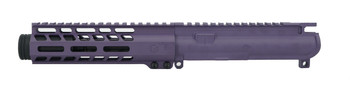 5.5" 9mm Upper Receiver with 7" M-LOK Free Float Rail and Dimpled Flash Can