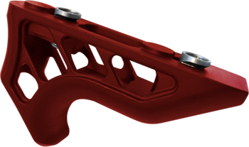 TIMBER CREEK KEYMOD ENFORCER MINI ANGLED FOREGRIP - RED