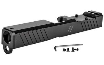 ZEV Technologies, Duty Stripped Slide w/ RMR Cut, For Glock 19 Gen 3 - Black Finish