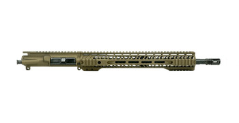 Grid Defense 16" 5.56 Quad Rail Upper Receiver - Burnt Bronze