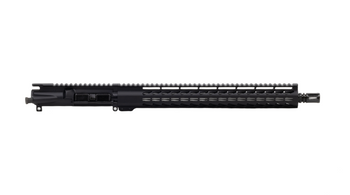 ALWAYS ARMED 16" 9MM STAINLESS STEEL UPPER RECEIVER WITH 15" KEYMOD HAND GUARD - BLACK