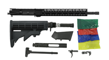 GHOST FIREARMS 16" 5.56 MID LENGTH RIFLE KIT - BLACK