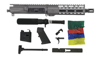 Tungsten Gray 9MM AR-9 Pistol Build Kit From Ghost Firearms 