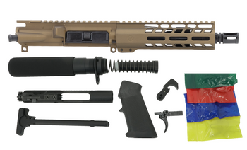 300 Blackout Burnt Bronze upper with Complete build kit for AR pistol