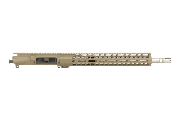 Magpul FDE 16" 300 Blackout Upper with Stainless Steel Barrel by Ghost Firearms.