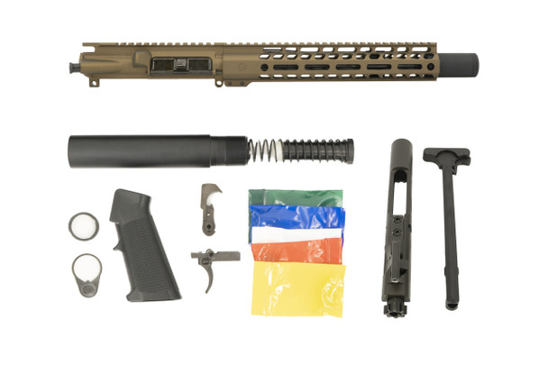 Burnt Bronze AR15 .300 Blackout Pistol Build Kit