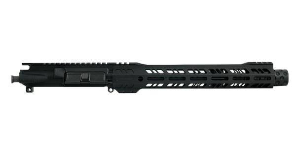 .300 Blackout AR 15 Pistol Upper. Milspec .300 Blackout Upper Receiver with 12" M-Lok Rail and Dimpled Flash Can
