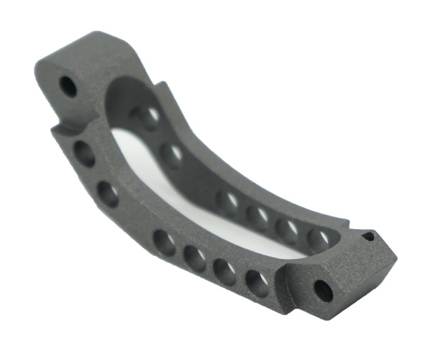 Tungsten Gray Skeletonized AR 15 Trigger Guard - Billet Aluminum