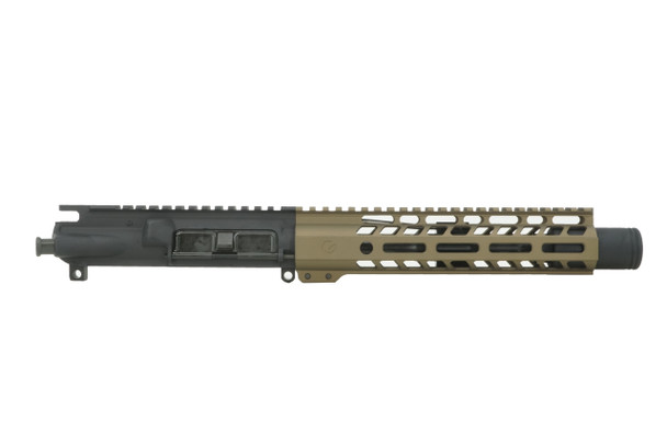 GHOST FIREARMS 7.5" 5.56 FLASH CAN UPPER RECEIVER WITH BURNT BRONZE 9" RAIL
