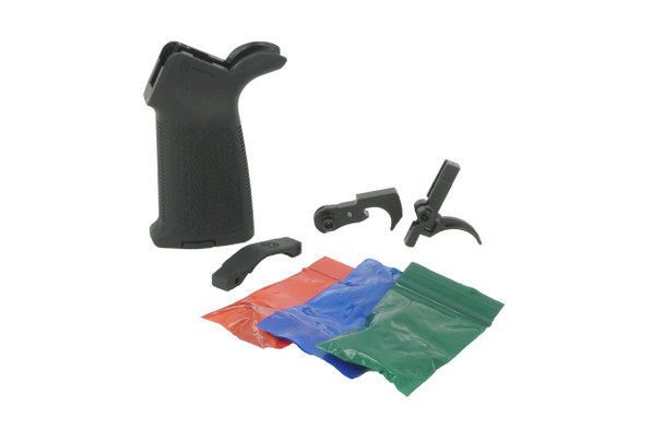 GRID DEFENSE MIL-SPEC LOWER PARTS KIT WITH BLACK MAGPUL MOE GRIP AND TRIGGER GUARD