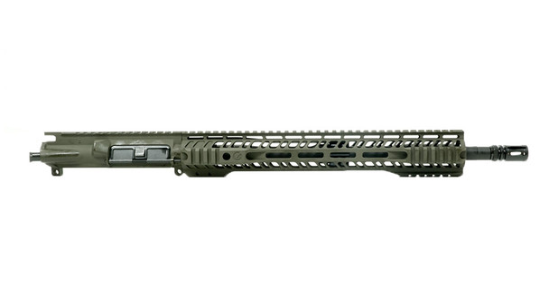 Grid Defense 16" 5.56 Quad Rail Upper Receiver - Magpul OD Green