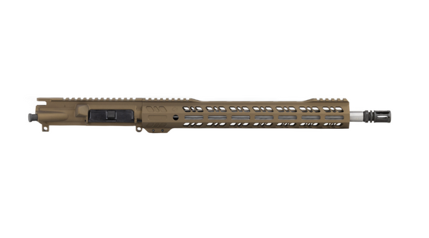 Grid Defense 16" 9mm Upper Receiver in Burnt Bronze Cerakote - AR9