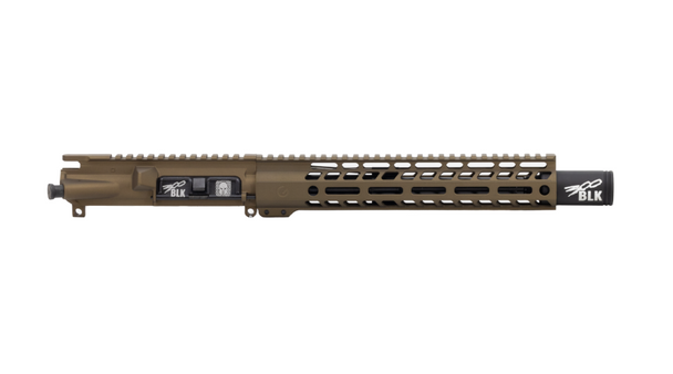 10.5" .300 Blackout AR15 Upper Receiver in Burnt Bronze Cerakote by Ghost Firearms