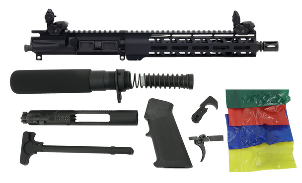 ALWAYS ARMED 10.5" .300 BLACKOUT TRX SERIES WITH TRINITY FORCE SIGHTS PISTOL KIT - BLACK ANODIZED