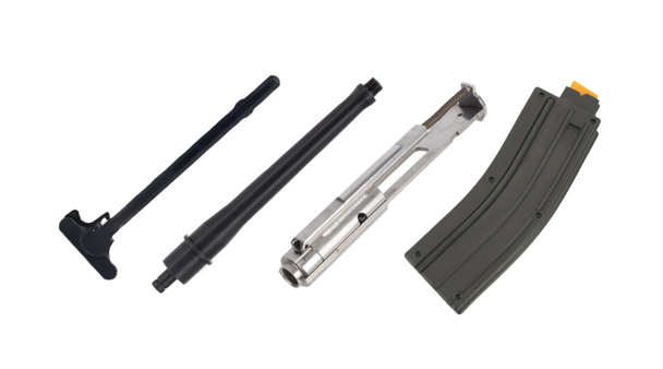  .22LR CONVERSION KIT - 9" BARREL, .22 BOLT CARRIER, CMMG .22 CHARGING HANDLE, AND 25 ROUND MAGAZINE