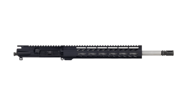 ALWAYS ARMED 16" 9MM STAINLESS STEEL UPPER RECEIVER WITH 12" RAIL - BLACK