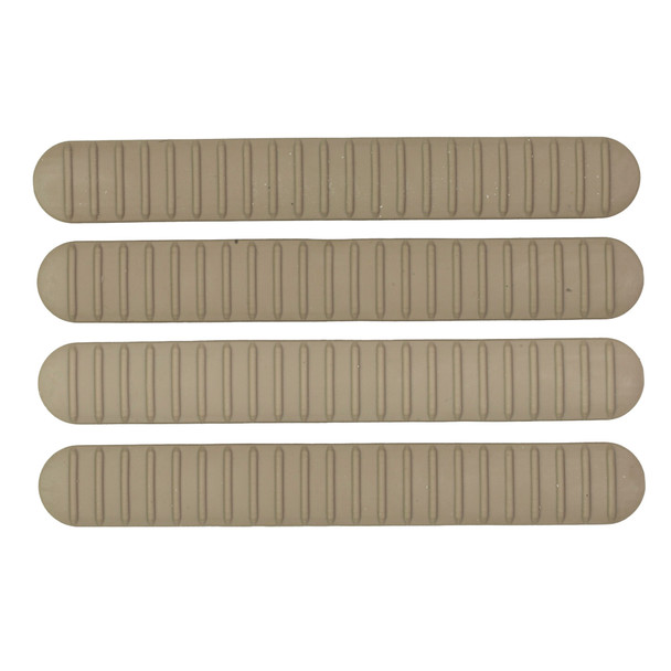 B5 Systems M-LOK Rail Covers 4 Pack - FDE