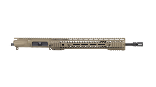 Grid Defense 16" 5.56 NATO Lightweight Quad Rail Upper Receiver - FDE