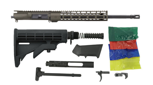 Ghost 16" 5.56 Mid Length with 11" Rail Rifle Kit - OD Green