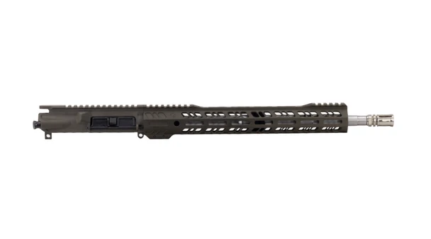 Grid Defense Stainless Steel 16" .223 Wylde Upper Receiver - OD Green 