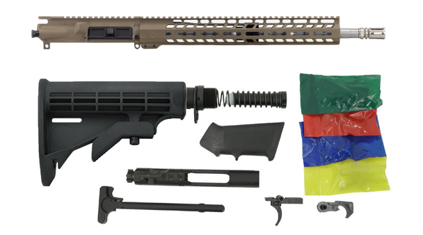 GHOST STAINLESS STEEL 16" .223 WYLDE RIFLE KIT - FDE 