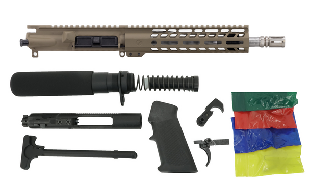 GHOST STAINLESS STEEL 10.5" .223 WYLDE RIFLE KIT - FDE