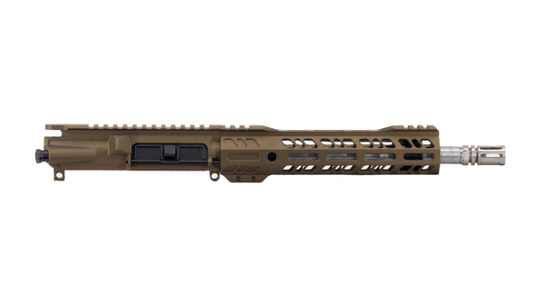 Grid Defense Stainless Steel 10.5" .223 Wylde Upper Receiver - Burnt Bronze