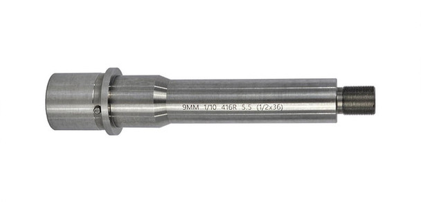 5.5" 9mm 1:10 Twist 416R Stainless Steel Barrel