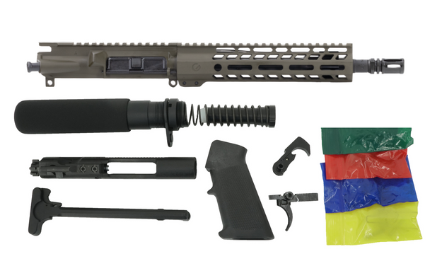 OD Green Cerakote Pistol Kit in 5.56 with Pistol tube by Ghost Firearms