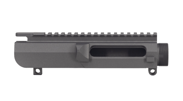 Grid Defense Billet AR-10 Stripped Upper Receiver - Tungsten Gray